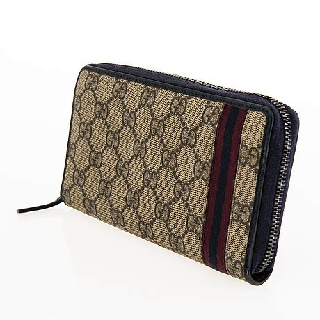 gucci nylon zipper long wallet|Gucci zipper wallet hand wallet.